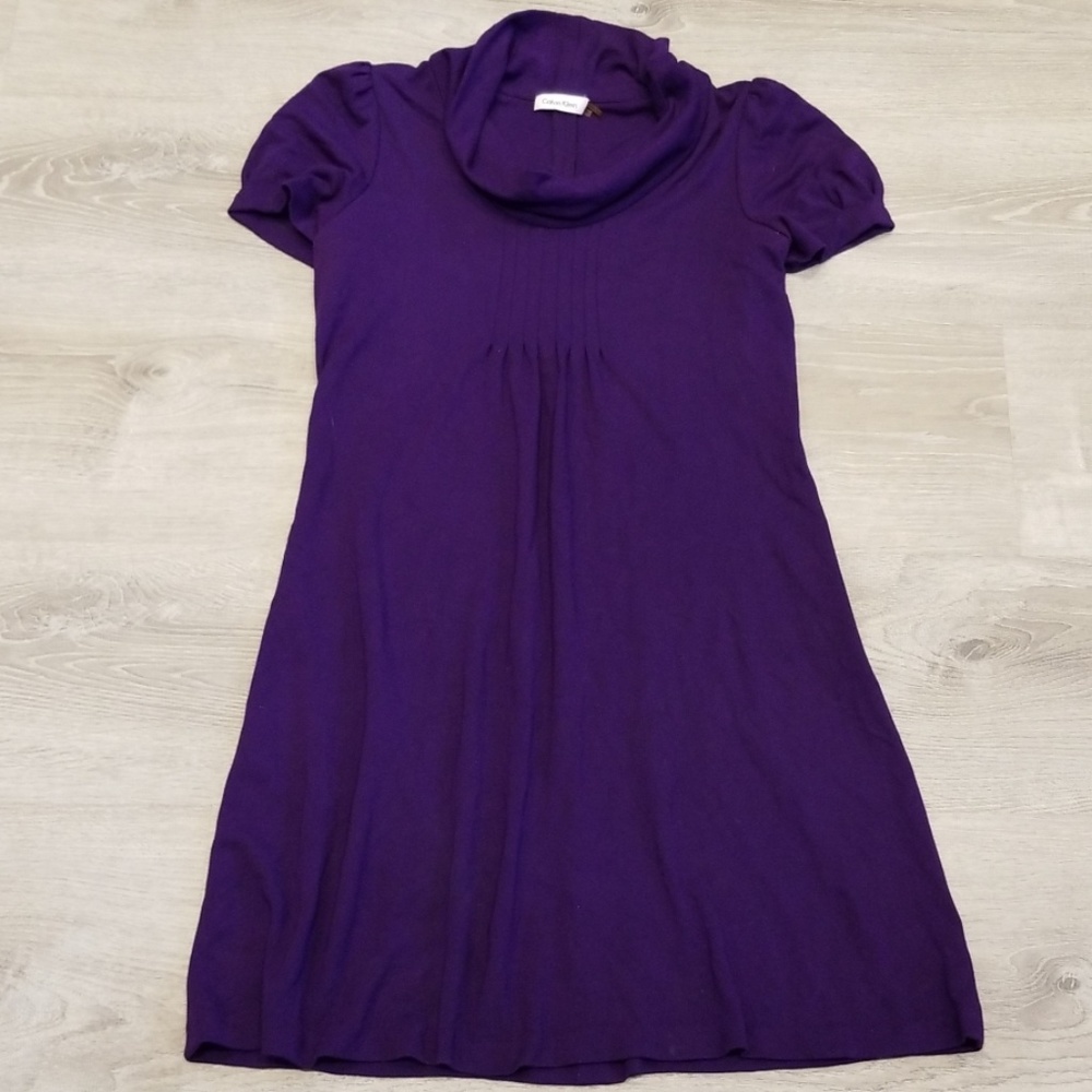 CALVIN KLEIN PURPLE DRESS